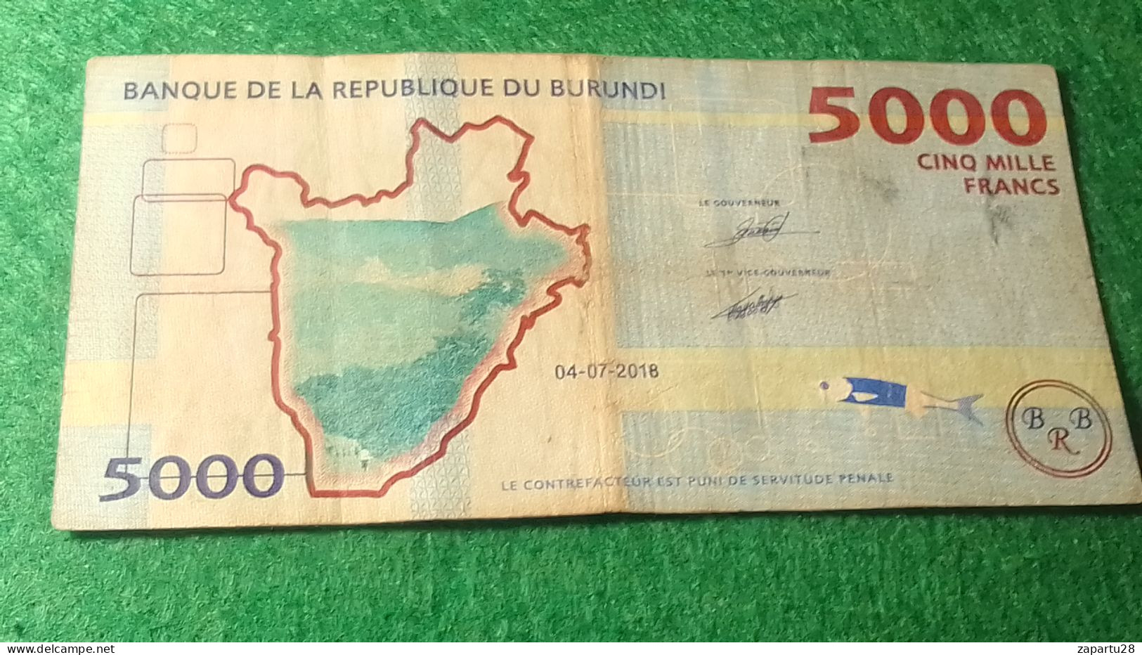 BURUNDİ İ   5000    FRANK       XF - Burundi