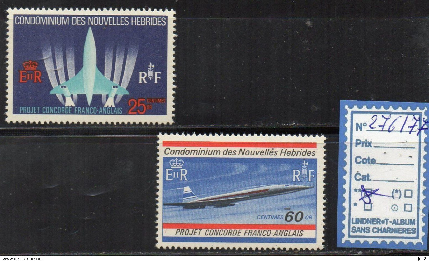 Nouvelles Hébrides ** N° 276/77 (Concorde) - Nuovi