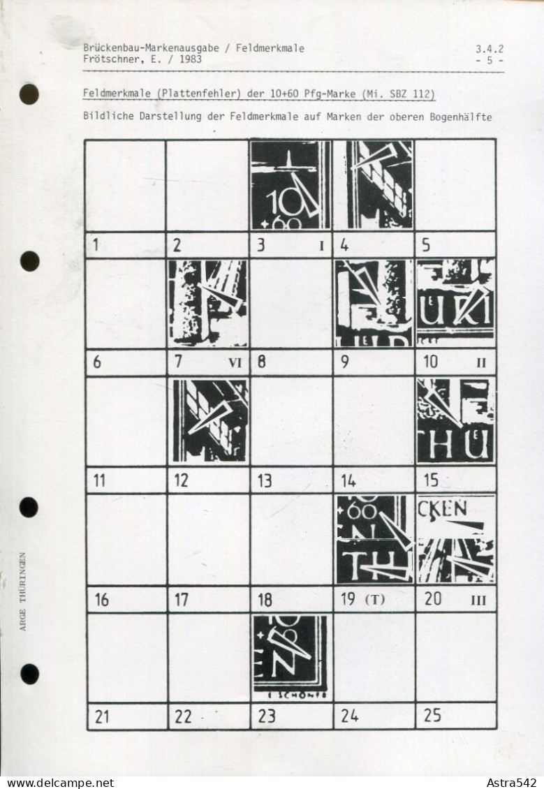 "SBZ/BRUECKENBAU-MARKEN UND BLOCK-AUSGABE" Literatur, 32 Seiten (5262) - Filatelia E Storia Postale