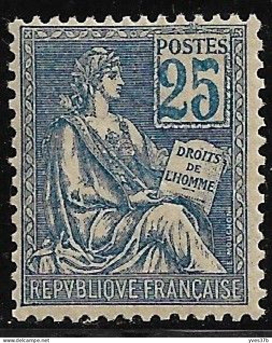 FRANCE N°114 - 25 Cts Bleu - Type I - Neuf** - Grande Fraicheur - Superbe - Neufs