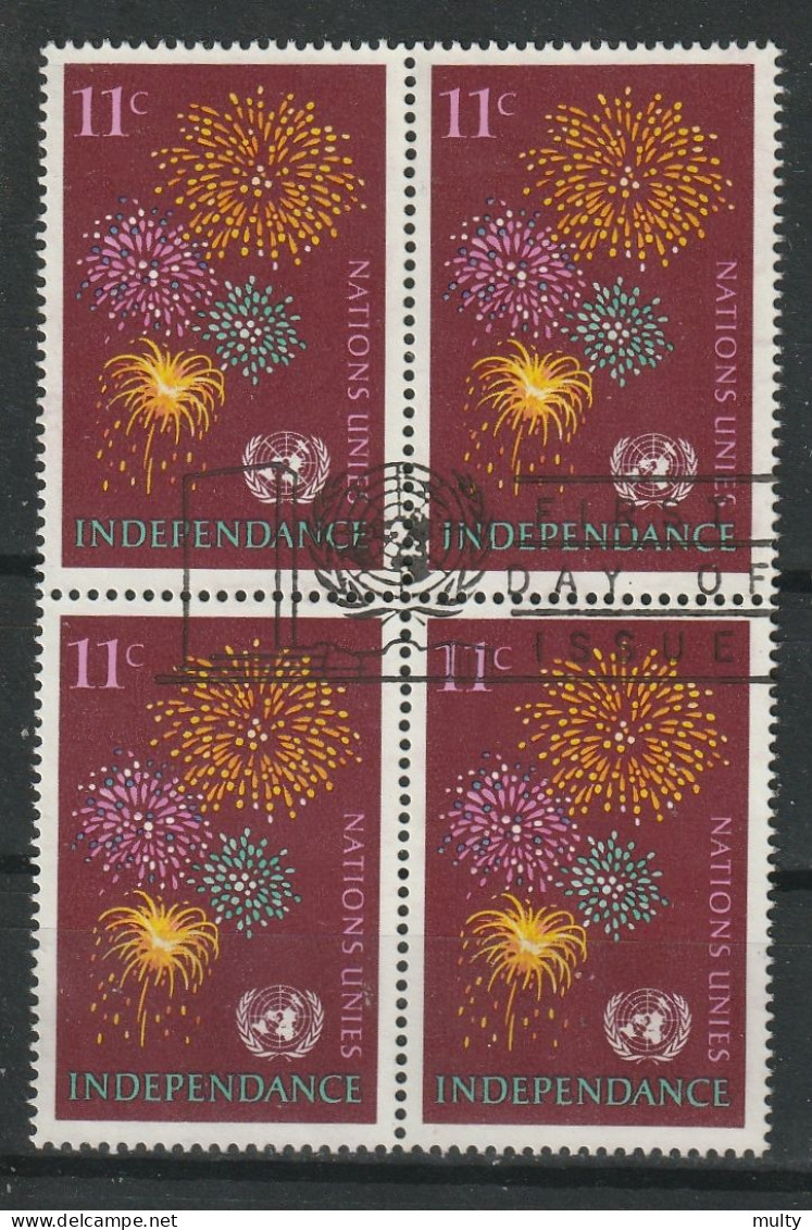 Verenigde Naties New York Y/T 164 (0) In Blok Van 4. - Used Stamps