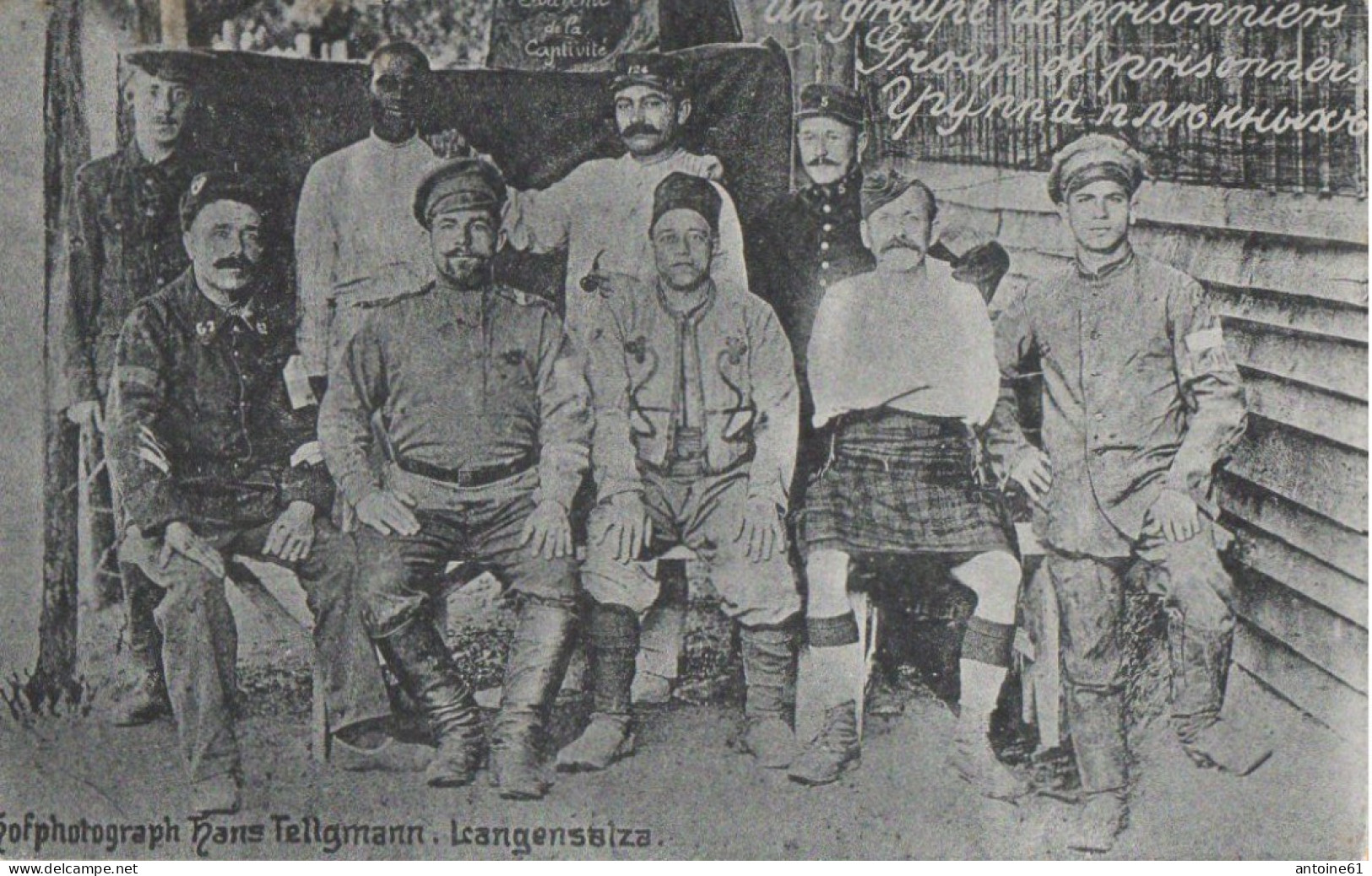 LANGENSALZA - LANGENSLZA --  Camp De Prisonniers  - Le Comité De Secours  (1914 - 1918)  - Phot Hans Tellgmann - Bad Langensalza