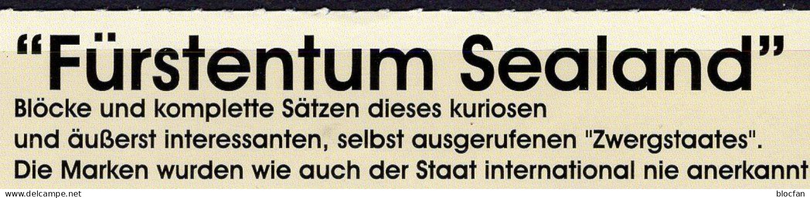 British Marine England 25/29,31+Block 1 O 30€ Schiffe Im Atlantik 1970 Privat Fürstentum Festung Maunsell On Fort Roughs - Maritime