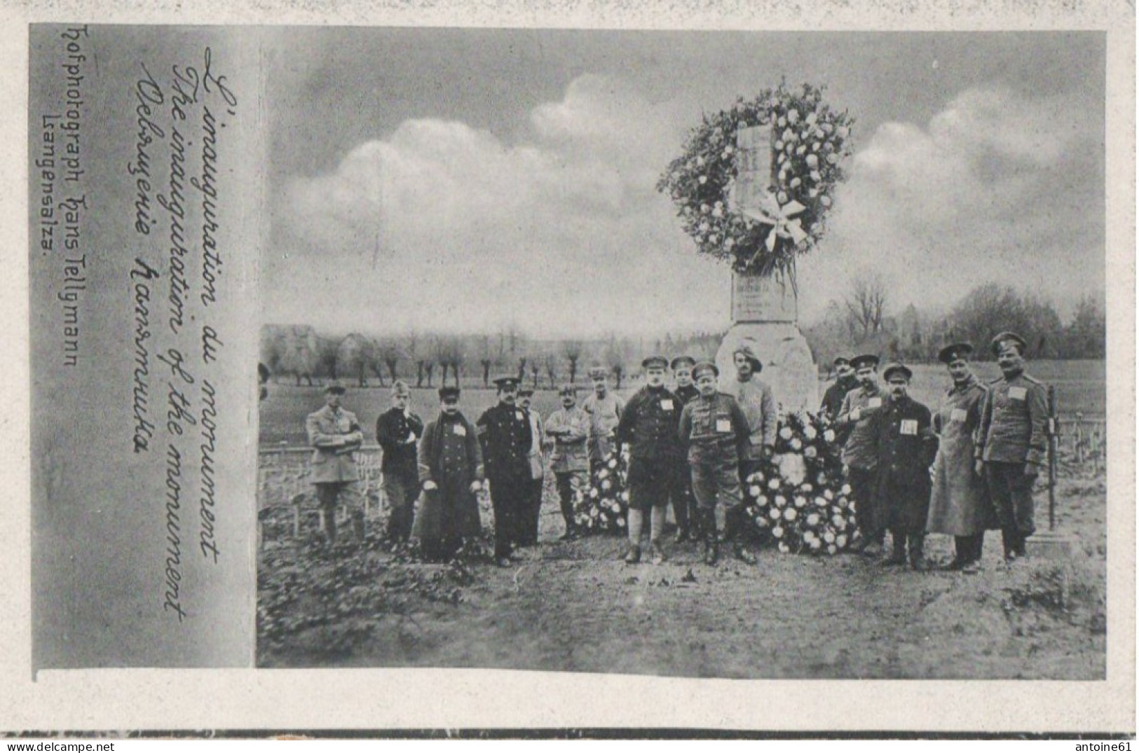 LANGENSALZA - LANGENSLZA --  Camp De Prisonniers  - Inauguration Du Monument -  (1914 - 1918)  - Phot Hans Tellgmann - Bad Langensalza