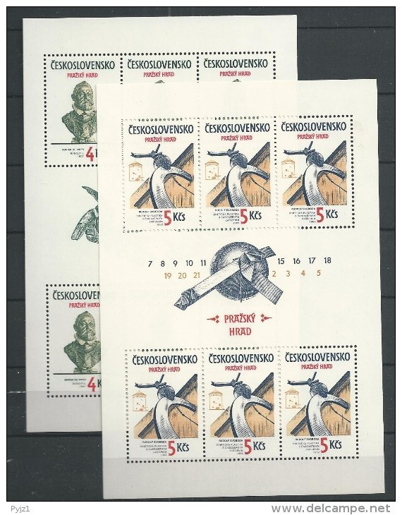 1983 MNH  Ceskoslovensko, Prague - Blocks & Sheetlets