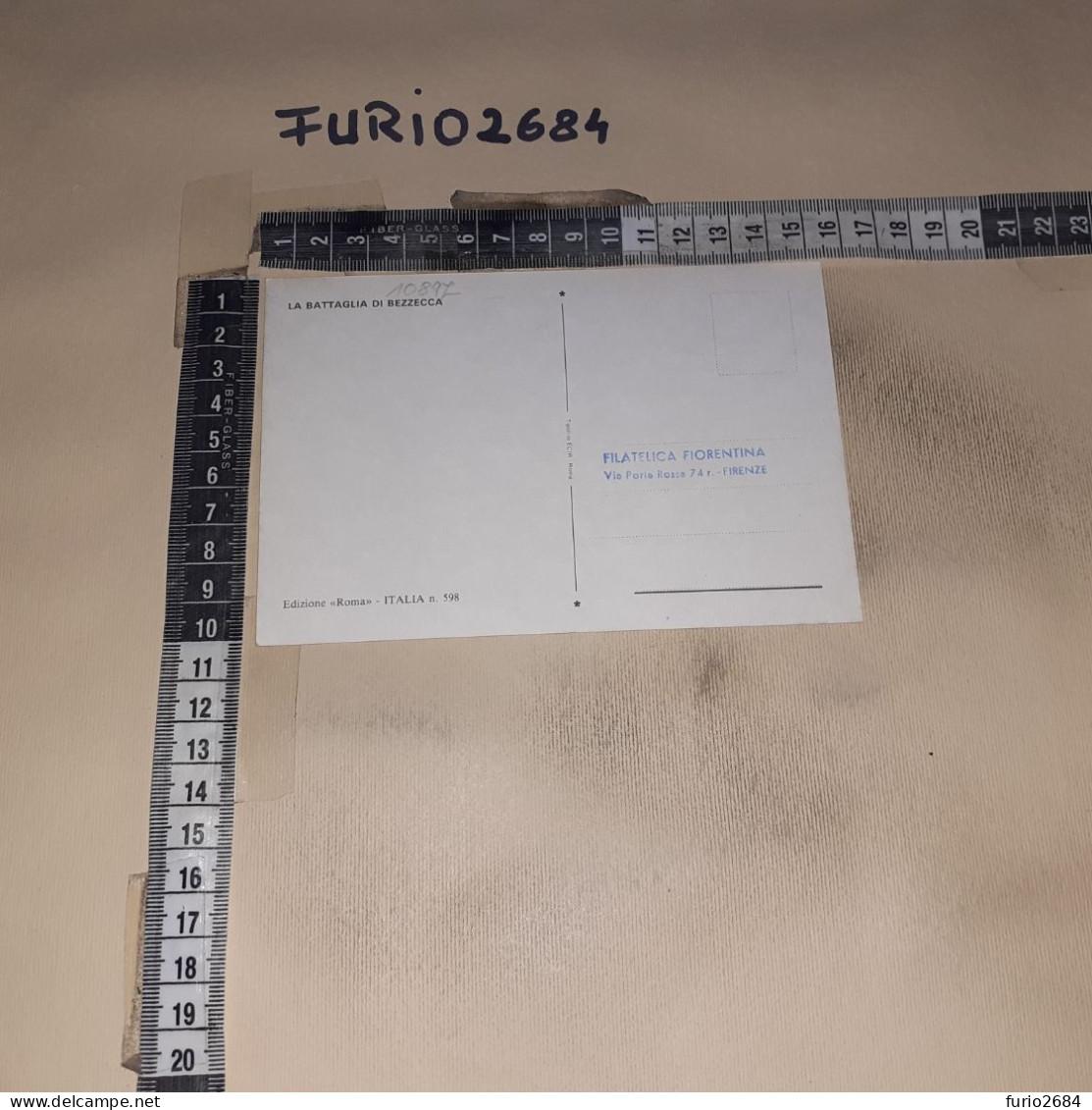 HB10897 ROMA 1986 TIMBRO ANNULLO 120° ANNIVERSARIO LA BATTAGLIA DI BEZZECCA GIORNO DI EMISSIONE - Cartas & Documentos