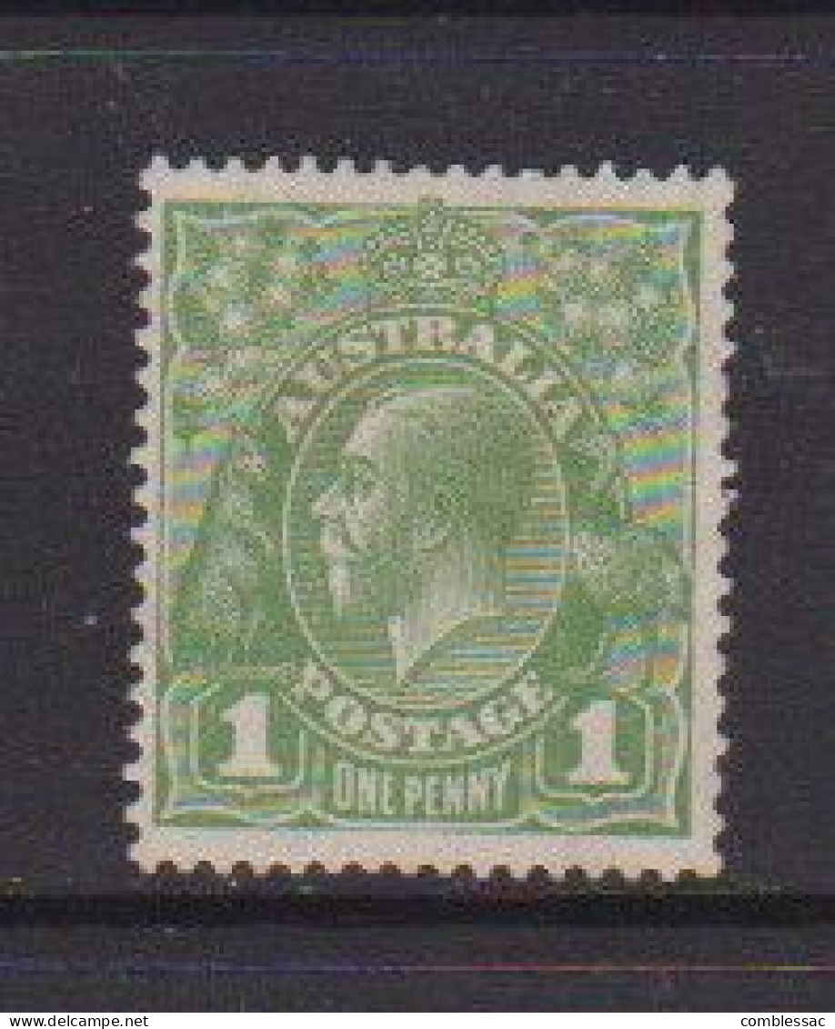 AUSTRALIA    1931    1d  Green   Wmk  W15    MH - Mint Stamps