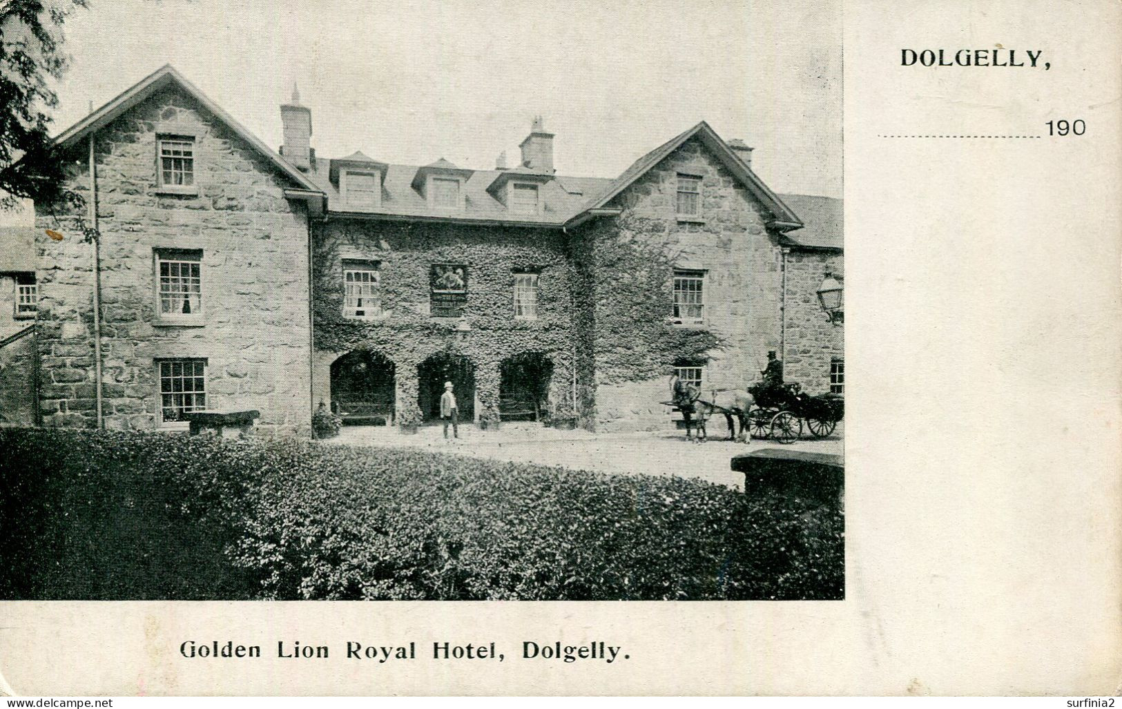 GWYNEDD - DOLGELLY - GOLDEN LION ROYAL HOTEL  Gwy661 - Merionethshire