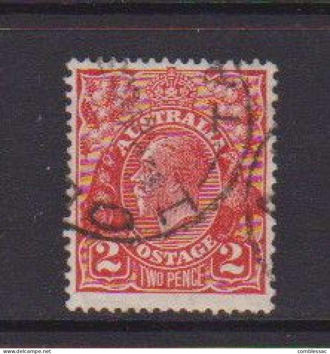 AUSTRALIA    1930    2d  Golden  Scarlet    Die II    USED - Gebruikt