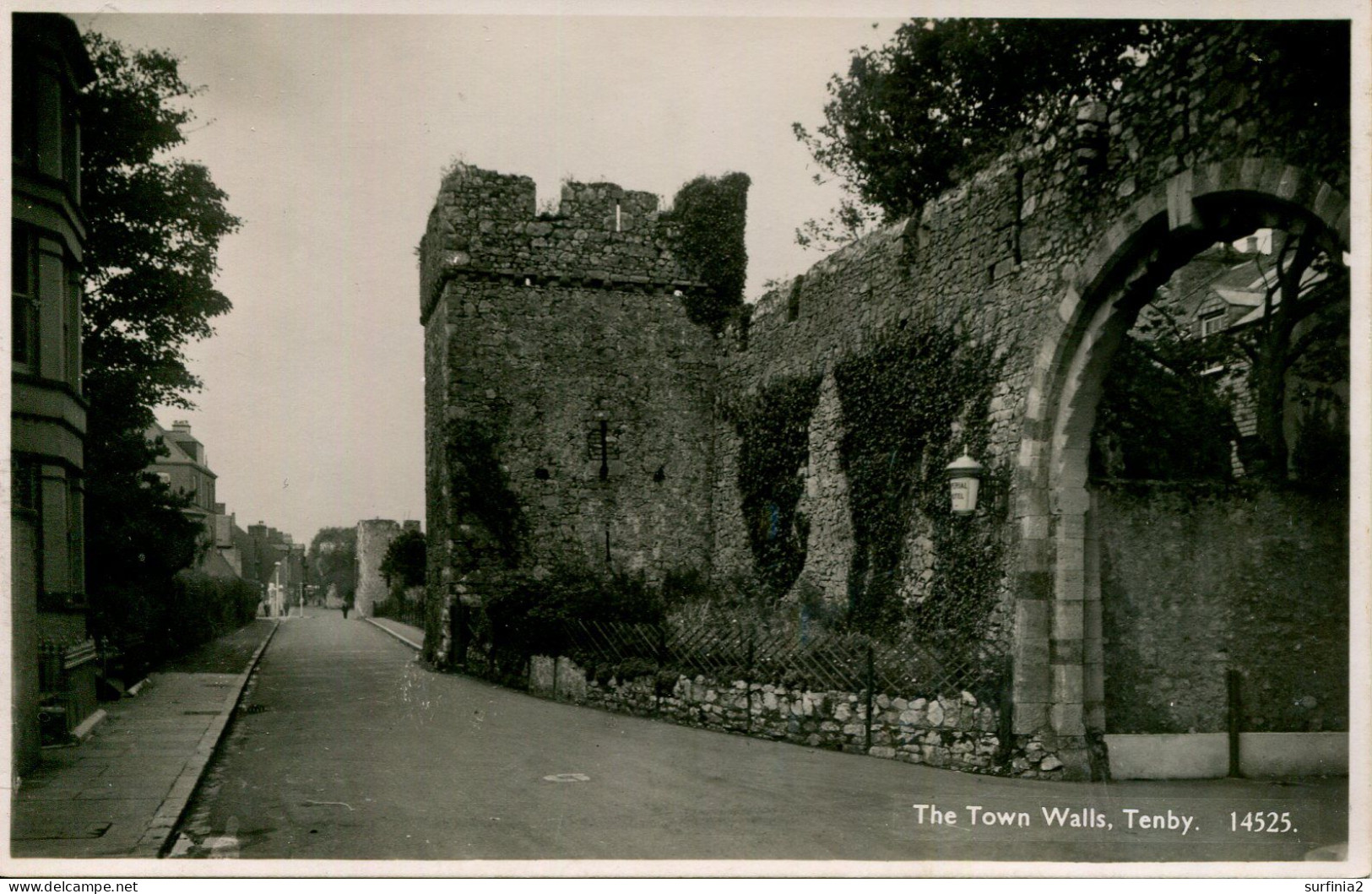 DYFED - TENBY - THE TOWN WALLS RP Dyf323 - Pembrokeshire
