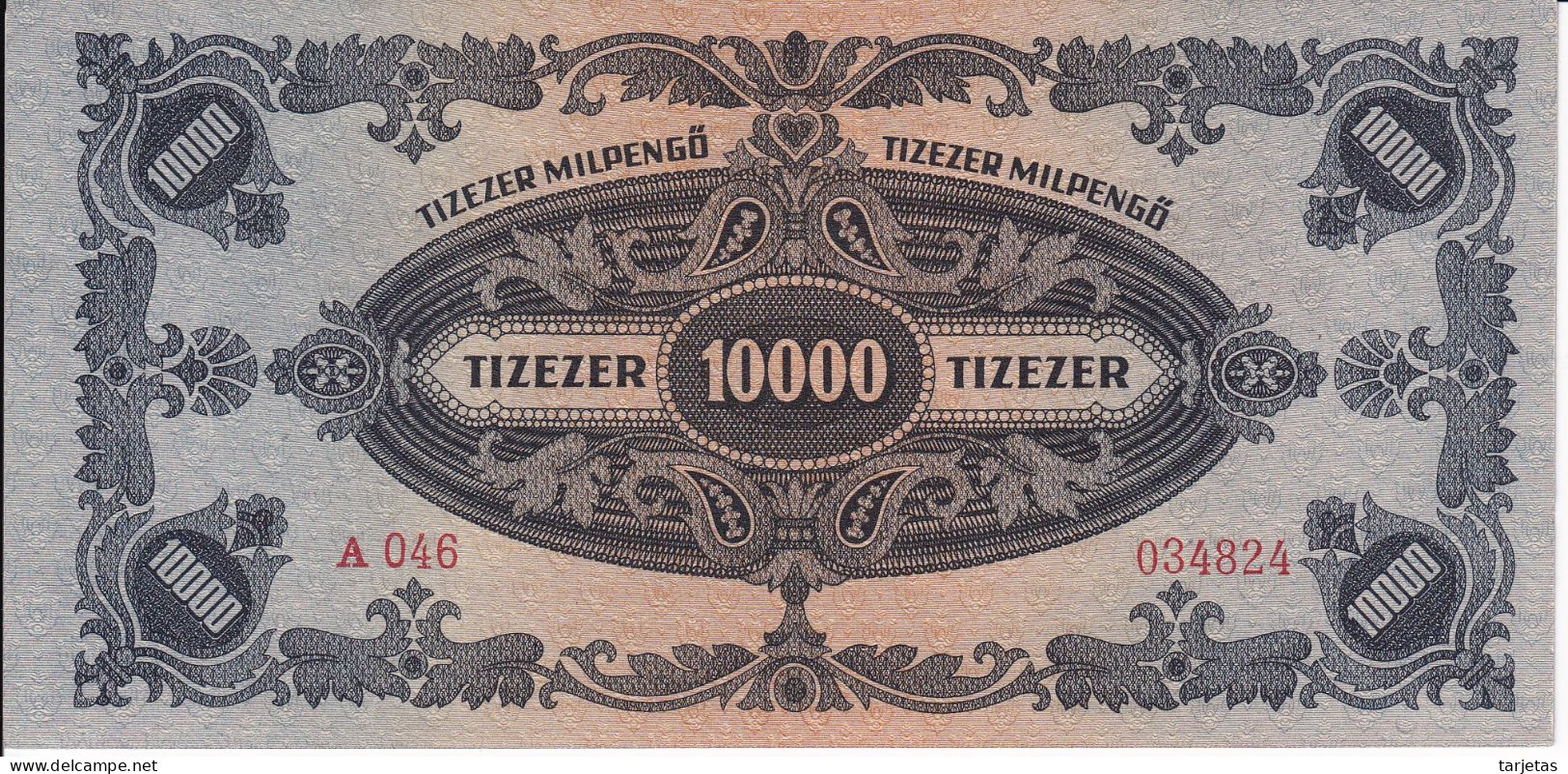 BILLETE DE HUNGRIA DE 10000 PENGO DEL AÑO 1946 SIN CIRCULAR (UNC) (BANKNOTE) - Hongrie