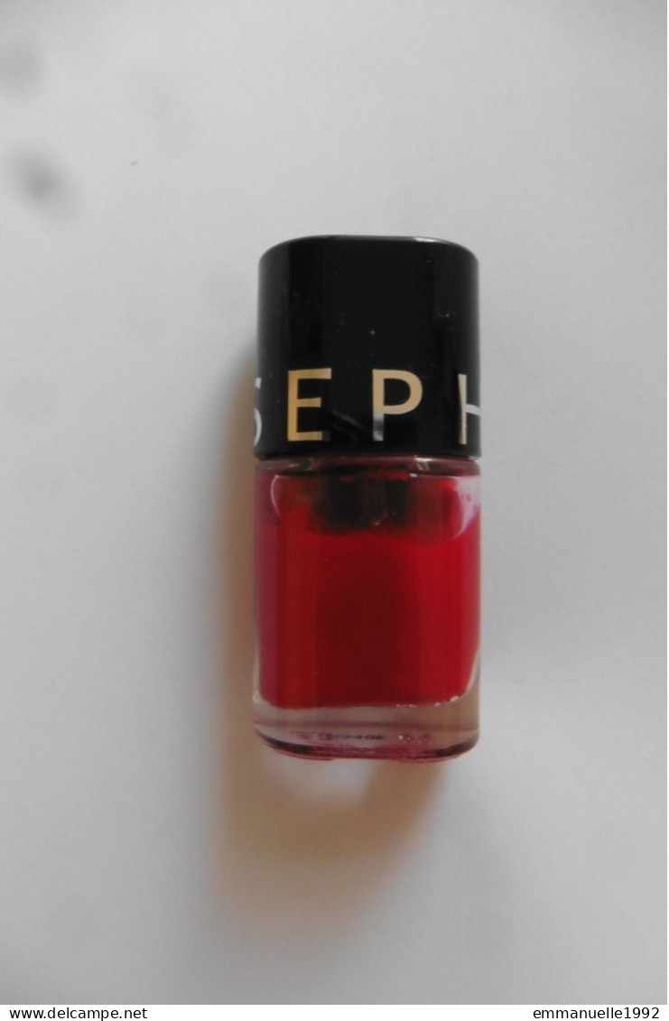 Neuf - Vernis à Ongles Laque Brillance 5 Jours Sephora Rouge Vif Cerise Sang Flacon Verre 5 Ml - Produits De Beauté