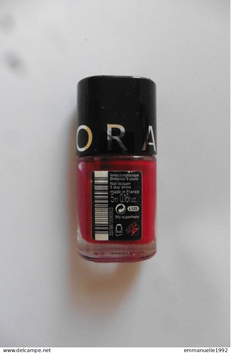 Neuf - Vernis à Ongles Laque Brillance 5 Jours Sephora Rouge Vif Cerise Sang Flacon Verre 5 Ml - Produits De Beauté