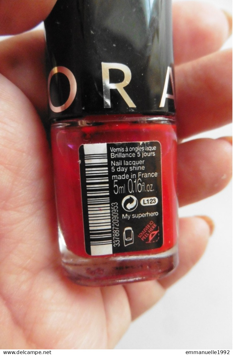 Neuf - Vernis à Ongles Laque Brillance 5 Jours Sephora Rouge Vif Cerise Sang Flacon Verre 5 Ml - Beauty Products