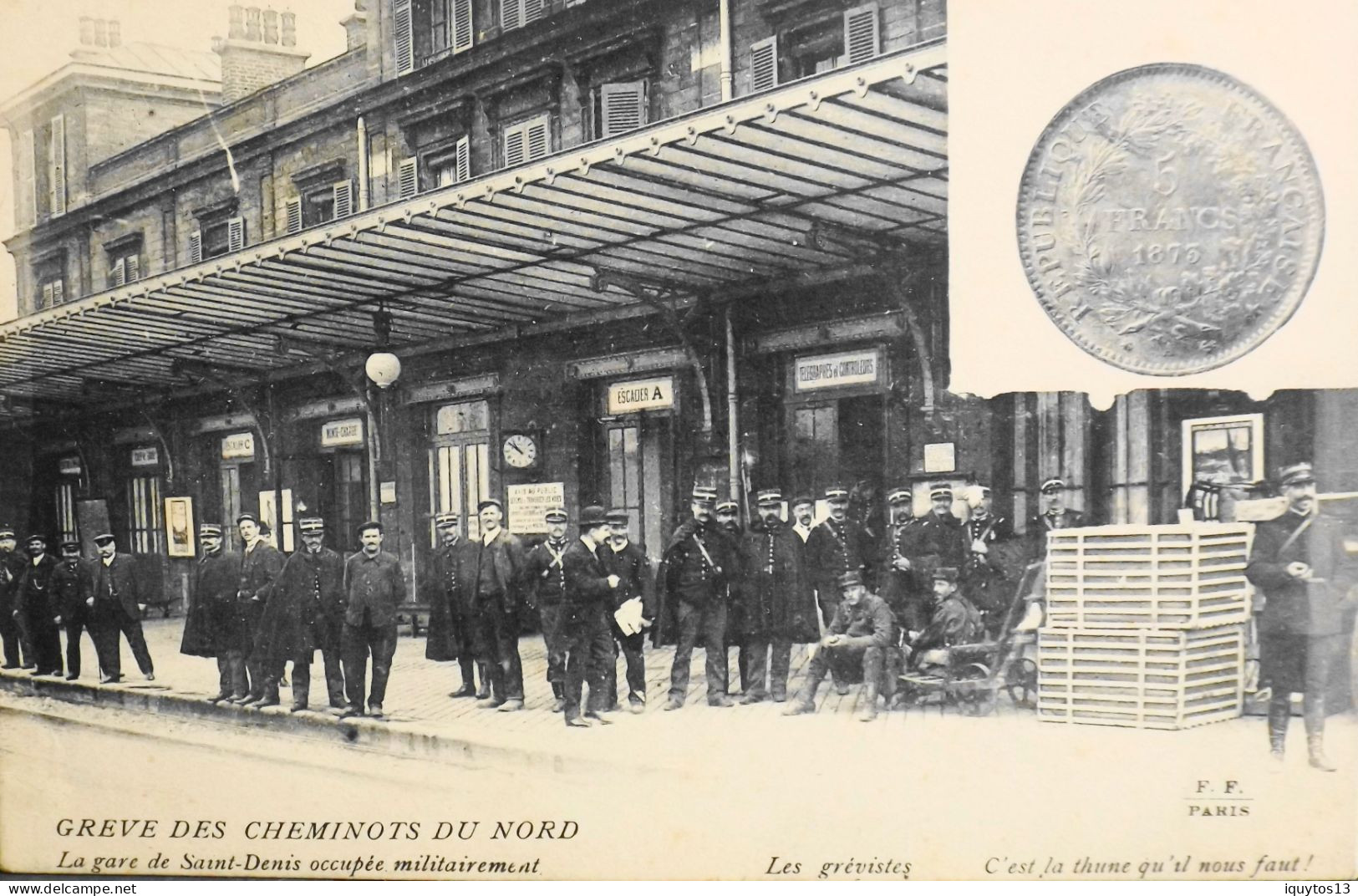 CPA - Evénements > OCTOBRE 1910 - GREVE Des CHEMINOTS Du NORD - TBE - Streiks