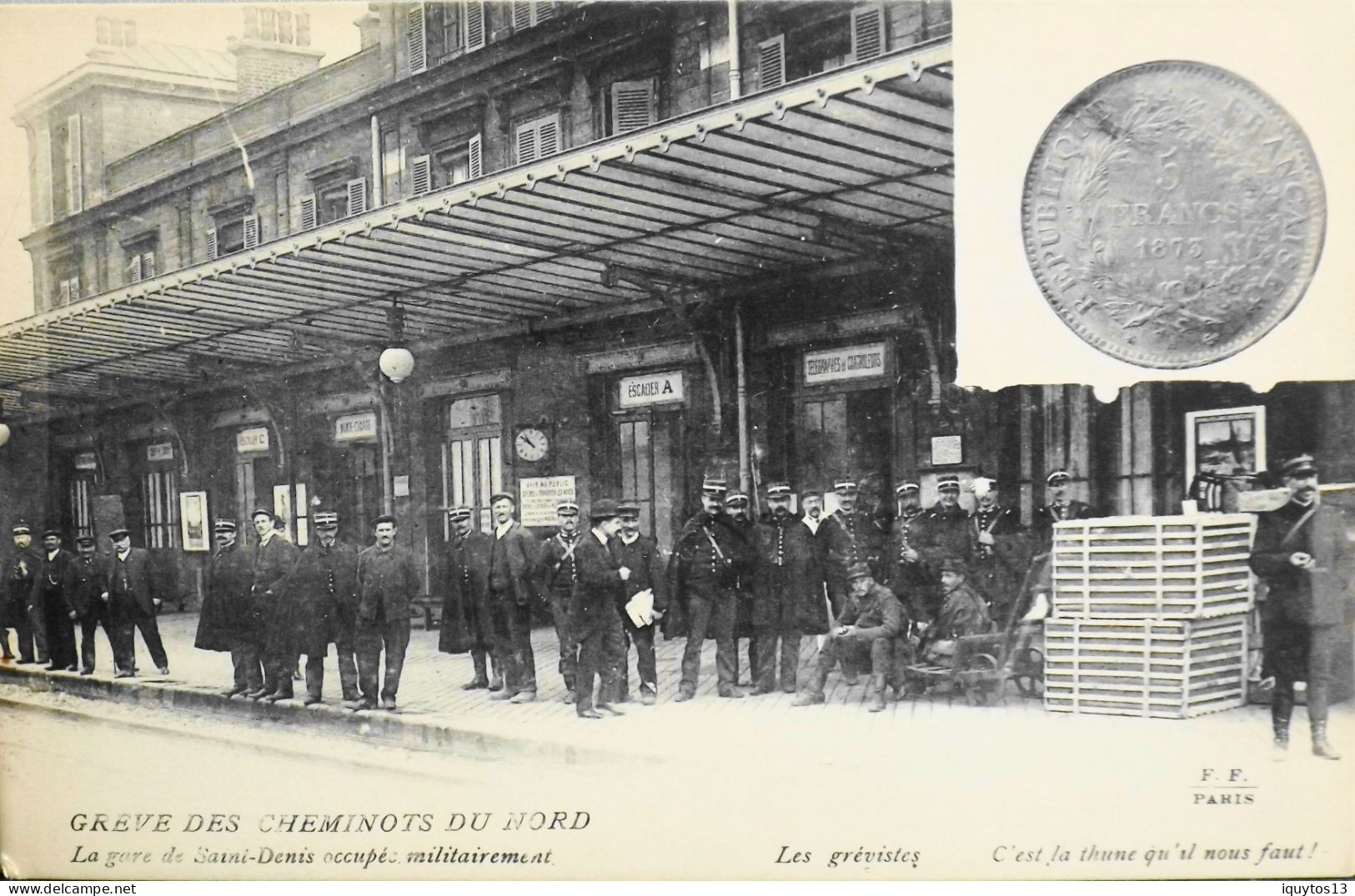 CPA - Evénements > OCTOBRE 1910 - GREVE Des CHEMINOTS Du NORD - TBE - Grèves