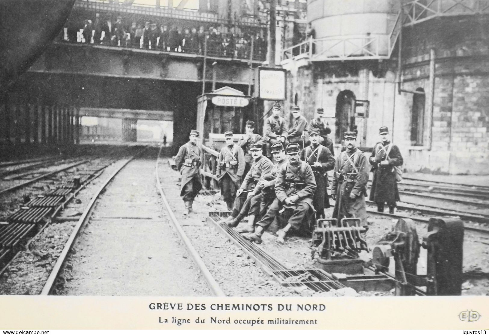 CPA - Evénements > OCTOBRE 1910 - GREVE Des CHEMINOTS Du NORD - TBE - Strikes