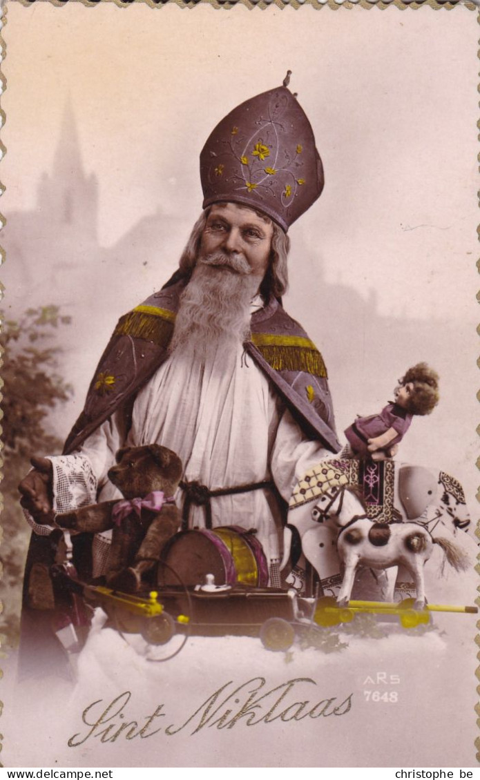 Sinterklaas, Sint Niklaas, Santa Claus, Old Postcard (pk86801) - Saint-Nicolas