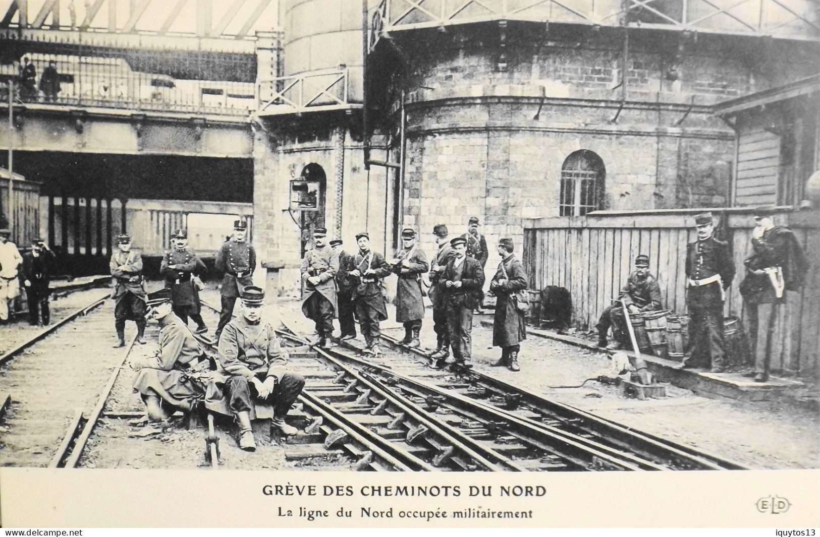 CPA - Evénements > OCTOBRE 1910 - GREVE Des CHEMINOTS Du NORD - TBE - Strikes