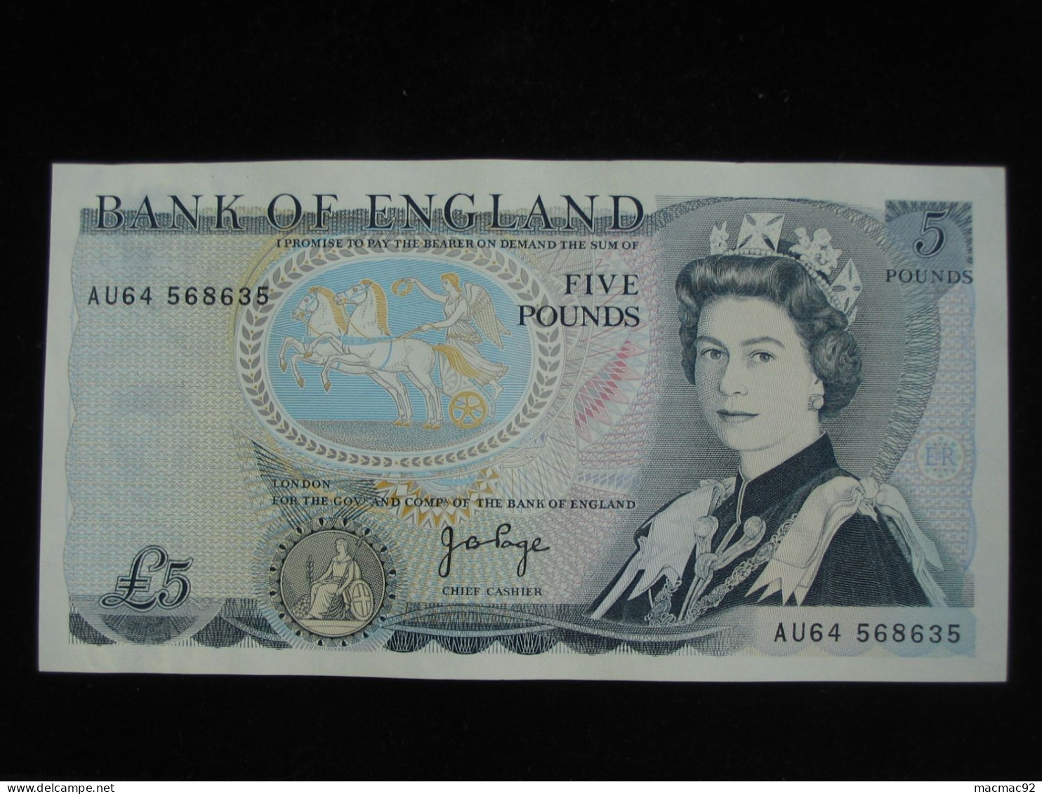 5 Five  Pounds 1971-1991 - Bank Of England   **** EN  ACHAT IMMEDIAT  **** - 5 Pounds