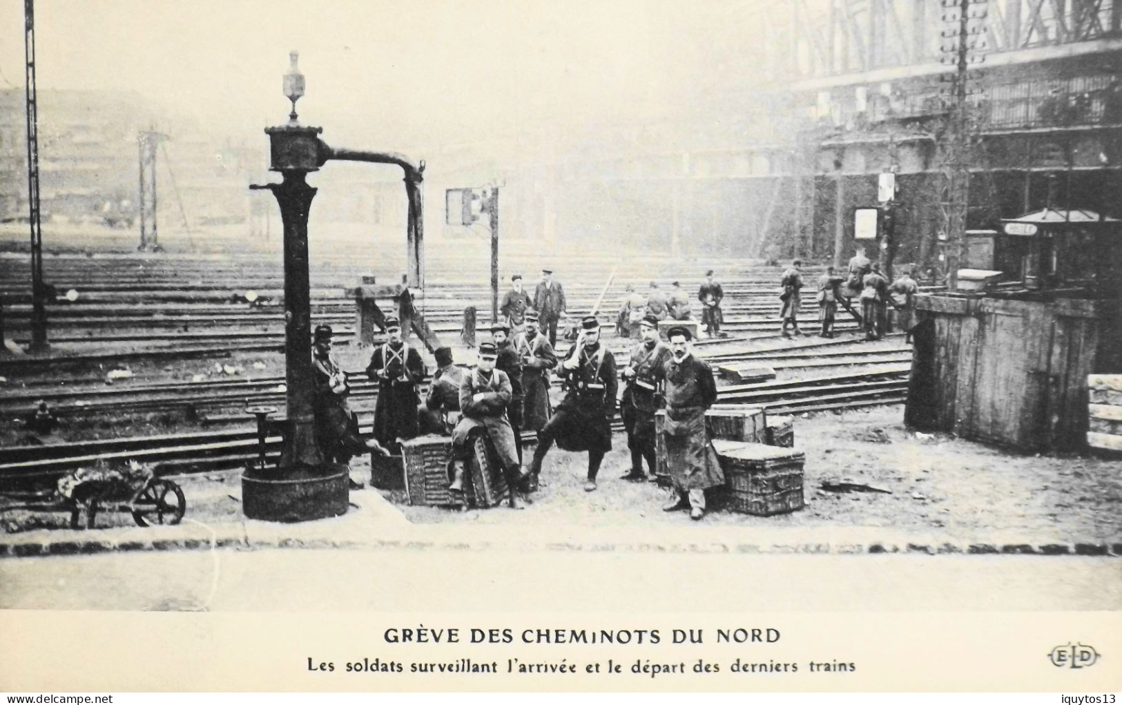 CPA - Evénements > OCTOBRE 1910 - GREVE Des CHEMINOTS Du NORD - TBE - Sciopero