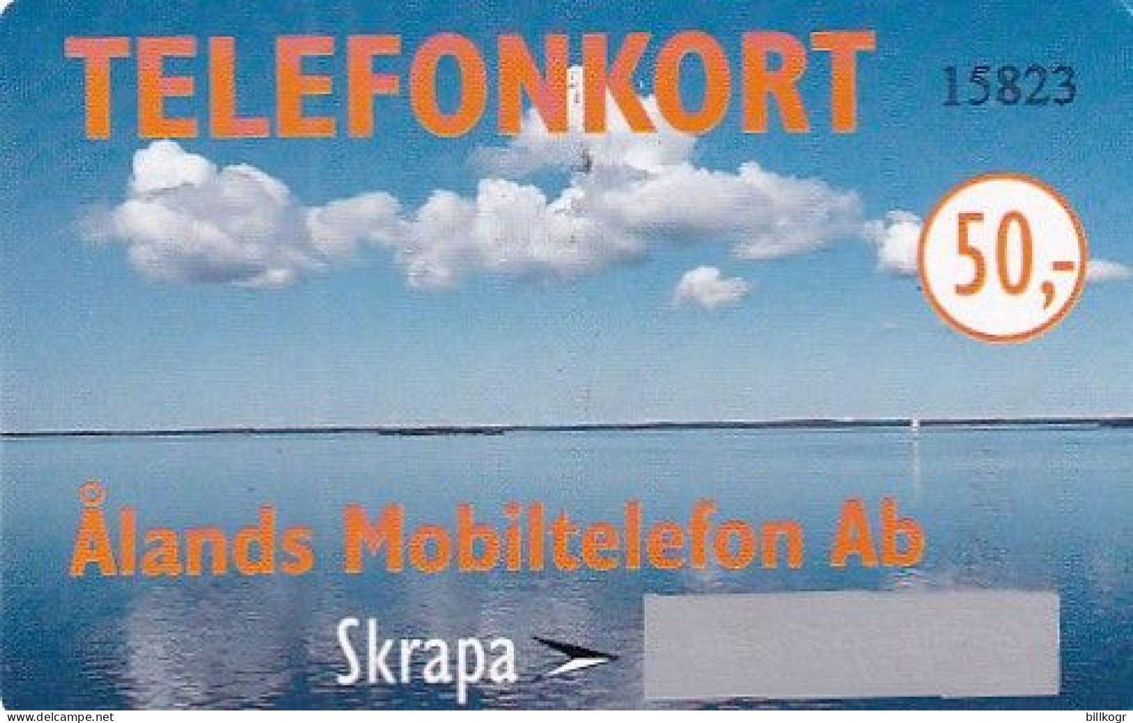 ALAND ISLANDS - Seascape, Alands Mobiltelefon Prepaid Card 50 Mk, Tirage 5000, 10/97, Mint - Aland