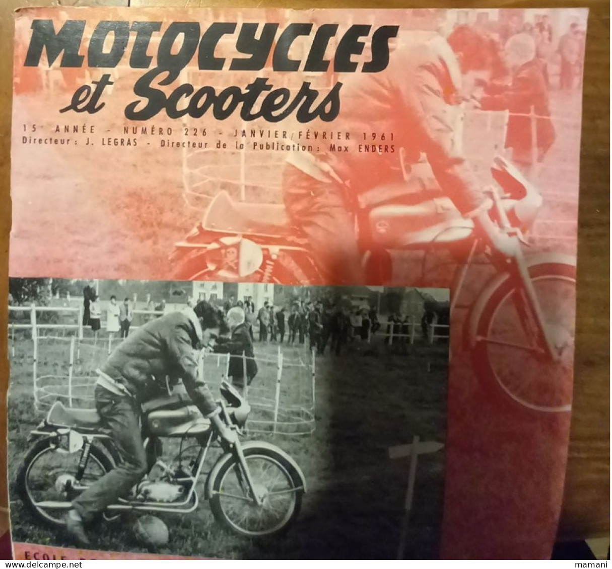 Motocycles Et Scooters N° 226  Janvier Fevrier 1961 - Auto/Motorrad