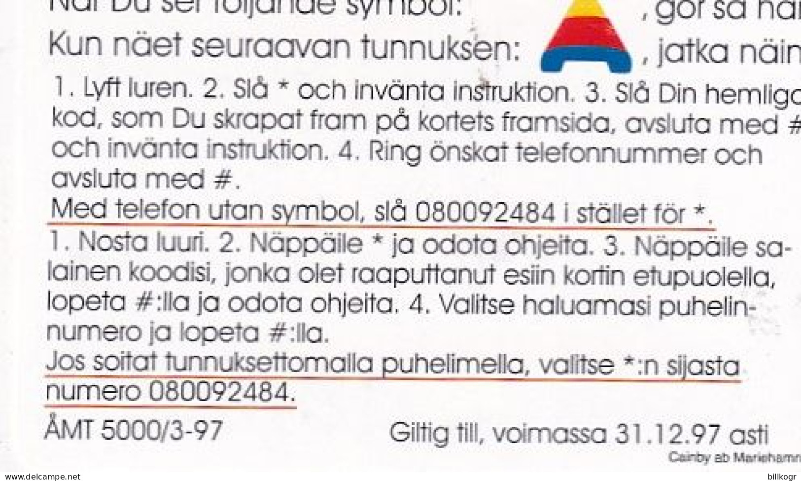 ALAND ISLANDS - Sheeps, Alands Mobiltelefon Prepaid Card 25 Mk, Tirage 5000, 03/97, Mint - Aland