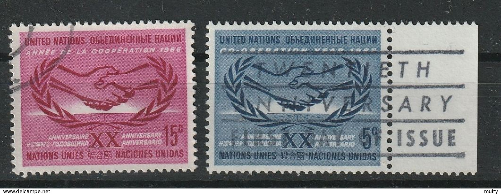 Verenigde Naties New York Y/T 139 / 140 (0) - Oblitérés