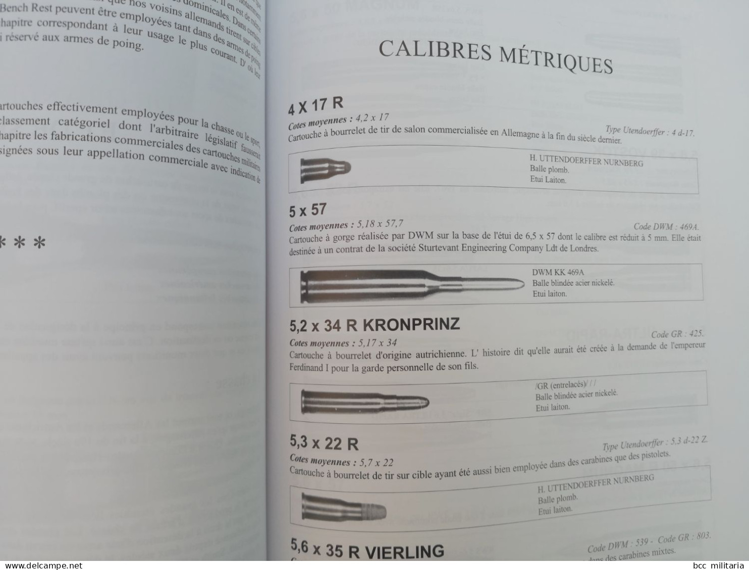 Livre Panorama des munitions 3° éditions corrigée et enrichie ( 344 pages)