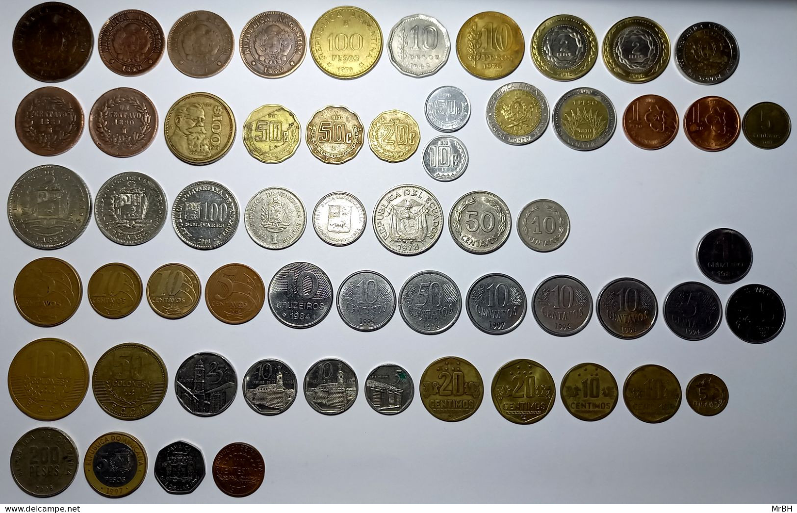 Amérique Du Sud, Caraïbes, 1889 à Nos Jours (59 Monnaies) - Sonstige – Amerika