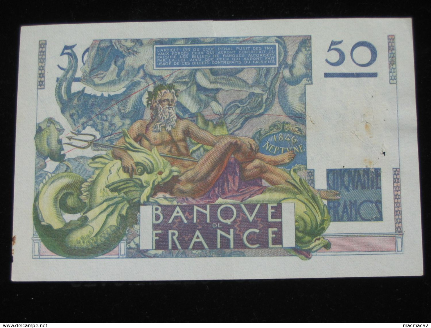 50 Francs - Cinquante Francs LE VERRIER - 8-4-1948   **** EN ACHAT IMMEDIAT ***** - 50 F 1946-1951 ''Le Verrier''