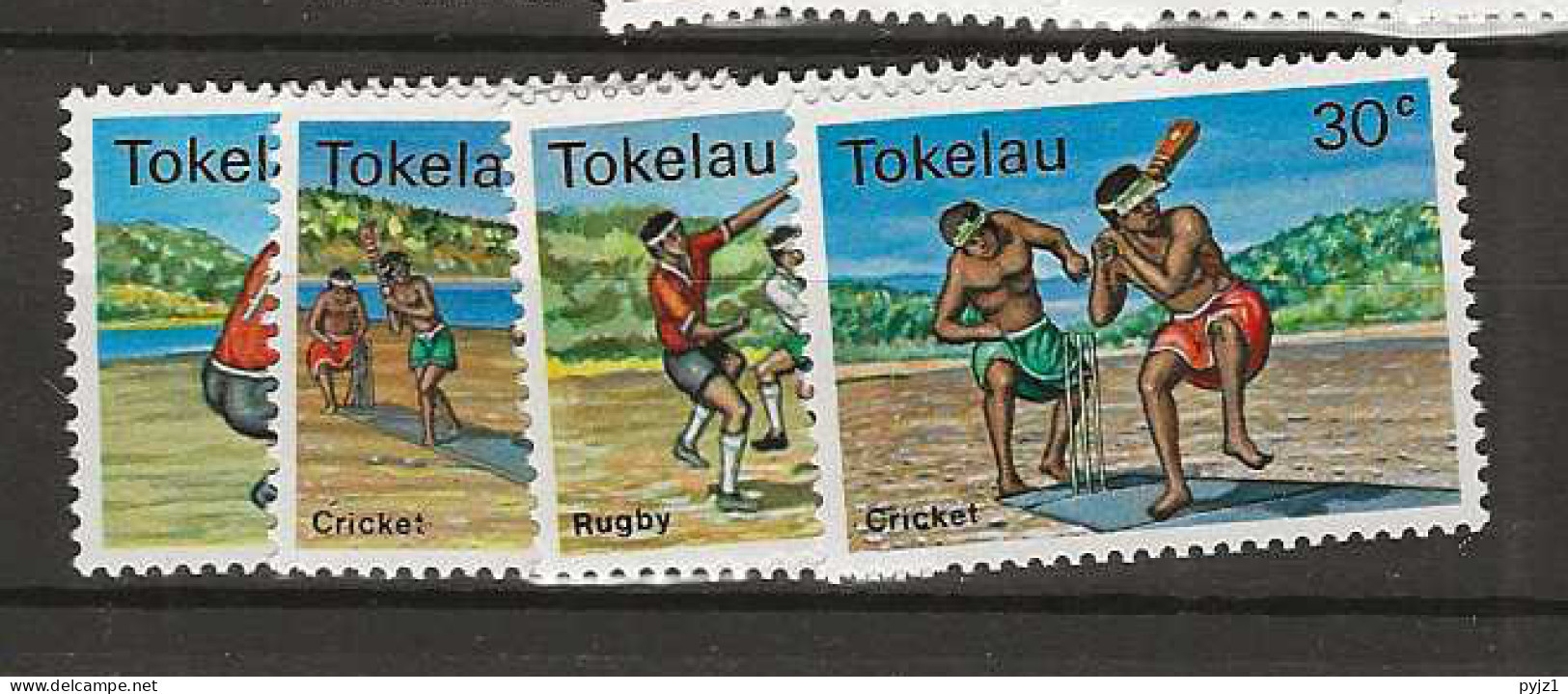 1979 MNH Tokelau Mi 62-65 Postfris** - Tokelau