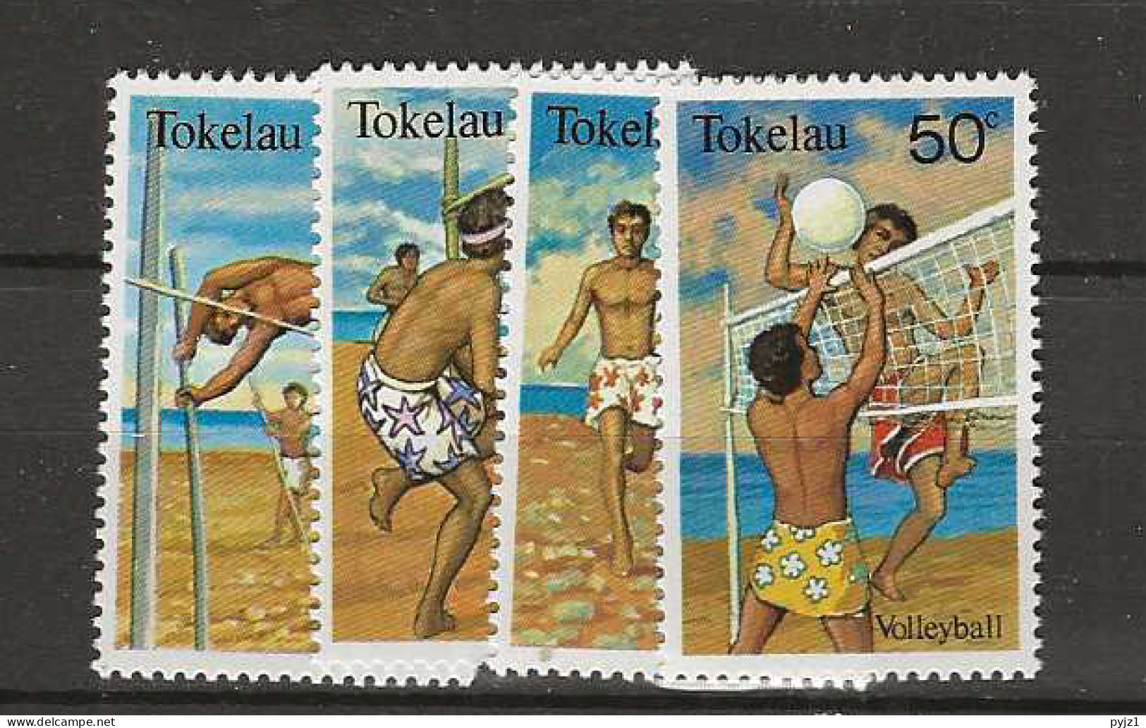 1981 MNH Tokelau Mi 70-73 Postfris** - Tokelau