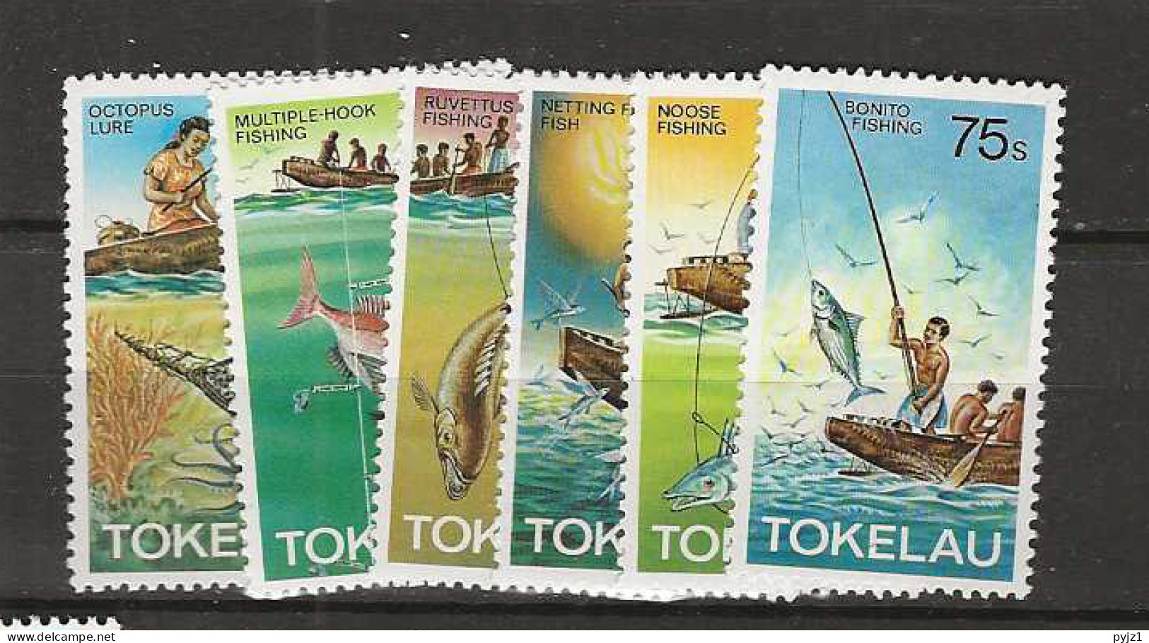 1982 MNH Tokelau Mi 78-83 Postfris** - Tokelau