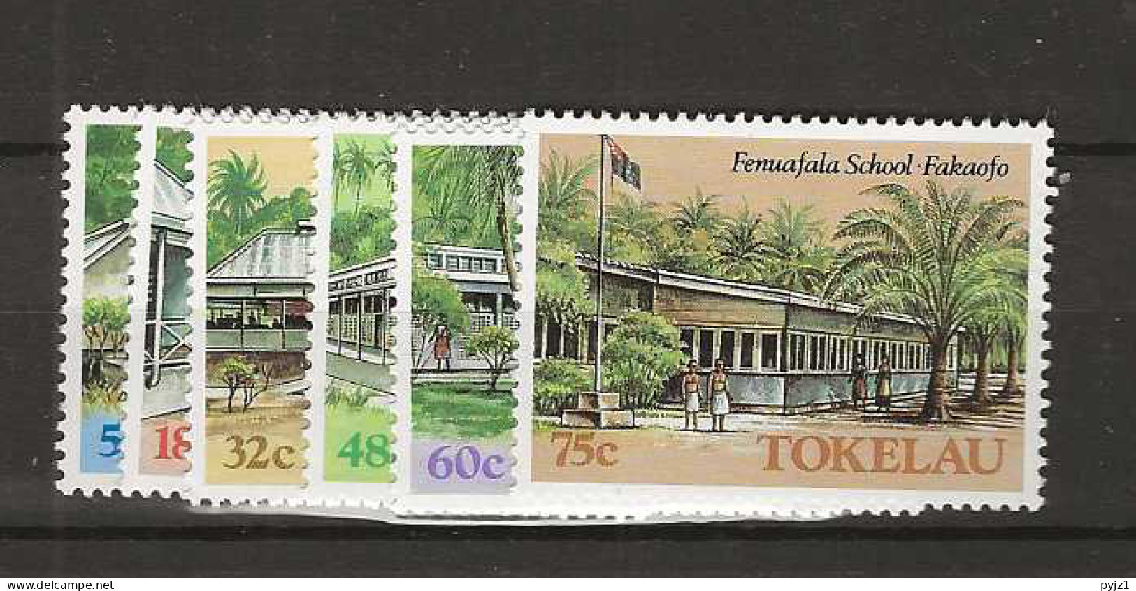 1986 MNH Tokelau Mi 123-28 Postfris** - Tokelau