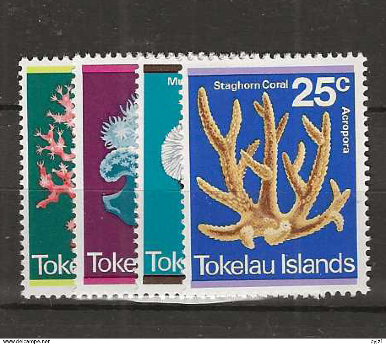 1973 MNH Tokelau Mi 30-33 Postfris** - Tokelau
