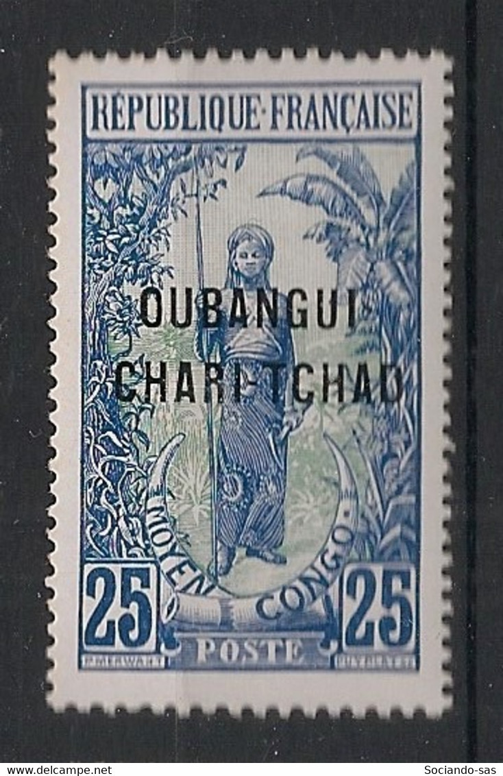 OUBANGUI - 1915-18 - N°YT. 8 - Bakalois 25c - Neuf Luxe ** / MNH / Postfrisch - Nuovi