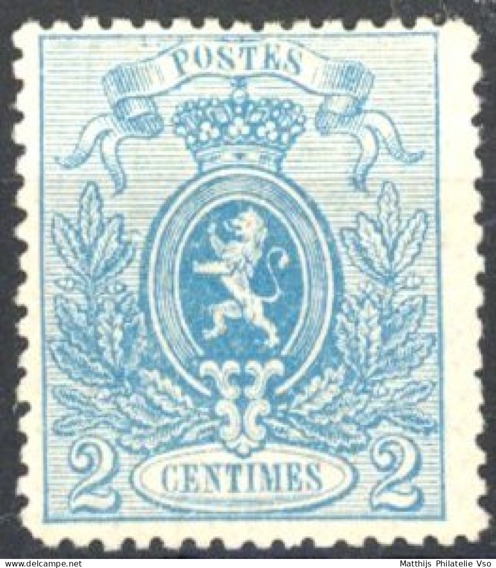 [** SUP] N° 24, 2c Bleu, TB Centrage (non Compté), Dentelure Parfaite - Fraîcheur Postale. LUXE - Cote: 1380€ - 1866-1867 Coat Of Arms