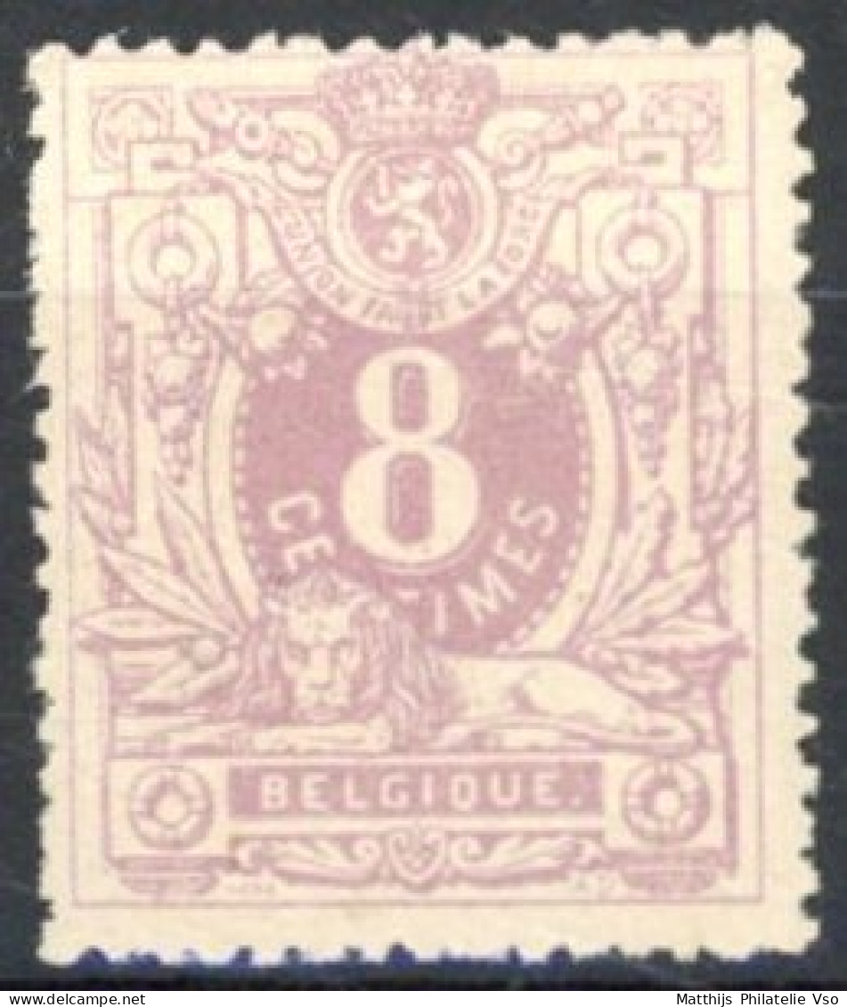 [** SUP] N° 29, 8c Violet, Joli Centrage (non Compté) - Fraîcheur Postale - Cote: 230€ - 1869-1883 Leopold II.