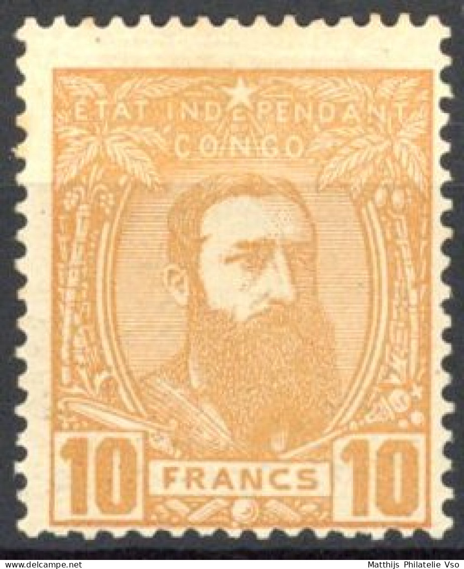 [* SUP] N° 13, 10F Ocre-jaune - Très Frais - Cote: 900€ - 1884-1894