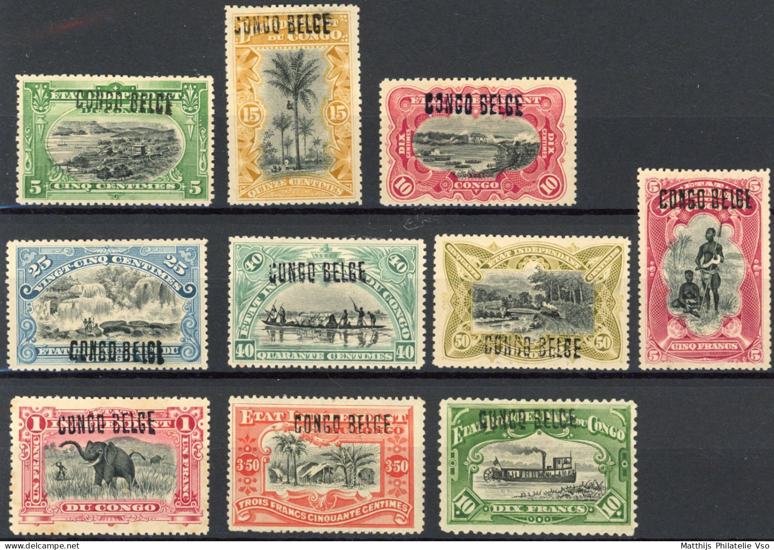 [* SUP] N° 30L/39L, La Série Complète - Surcharge Locale - Cote: 1420€ - Unused Stamps