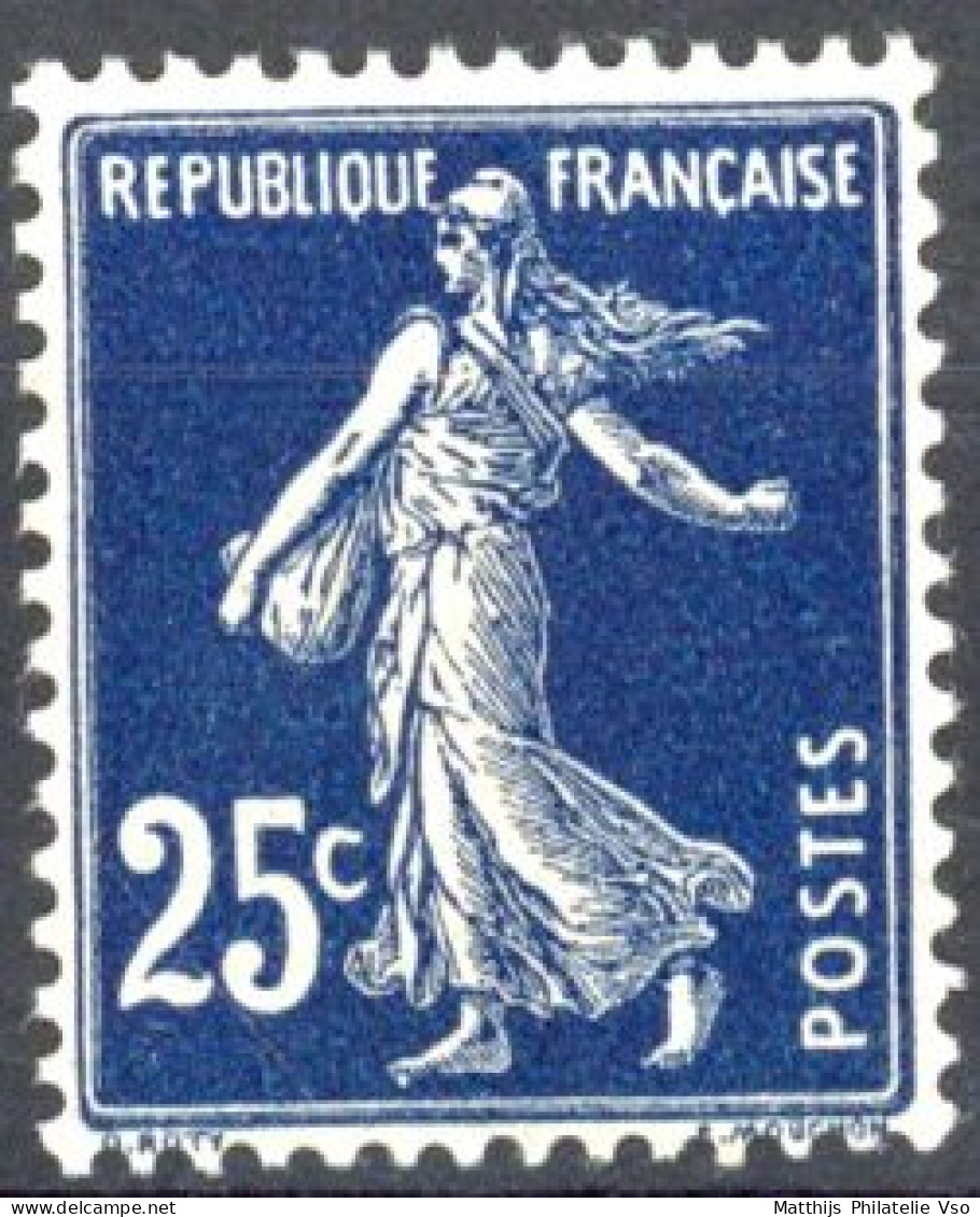 [** SUP] N° 140b, 25c Bleu-noir - Fraîcheur Postale - Cote: 35€ - 1906-38 Sower - Cameo