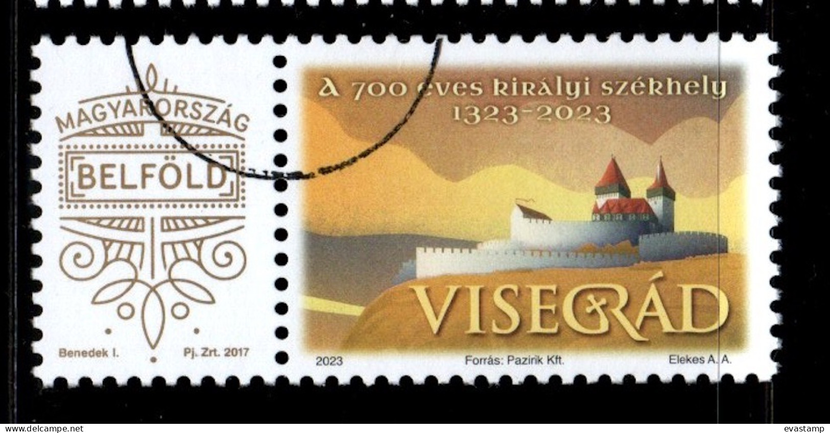 HUNGARY - 2023. Specimen Personalised Stamp -700th Anniversary Of The VISEGRAD, Royal Seat MNH!! - Probe- Und Nachdrucke