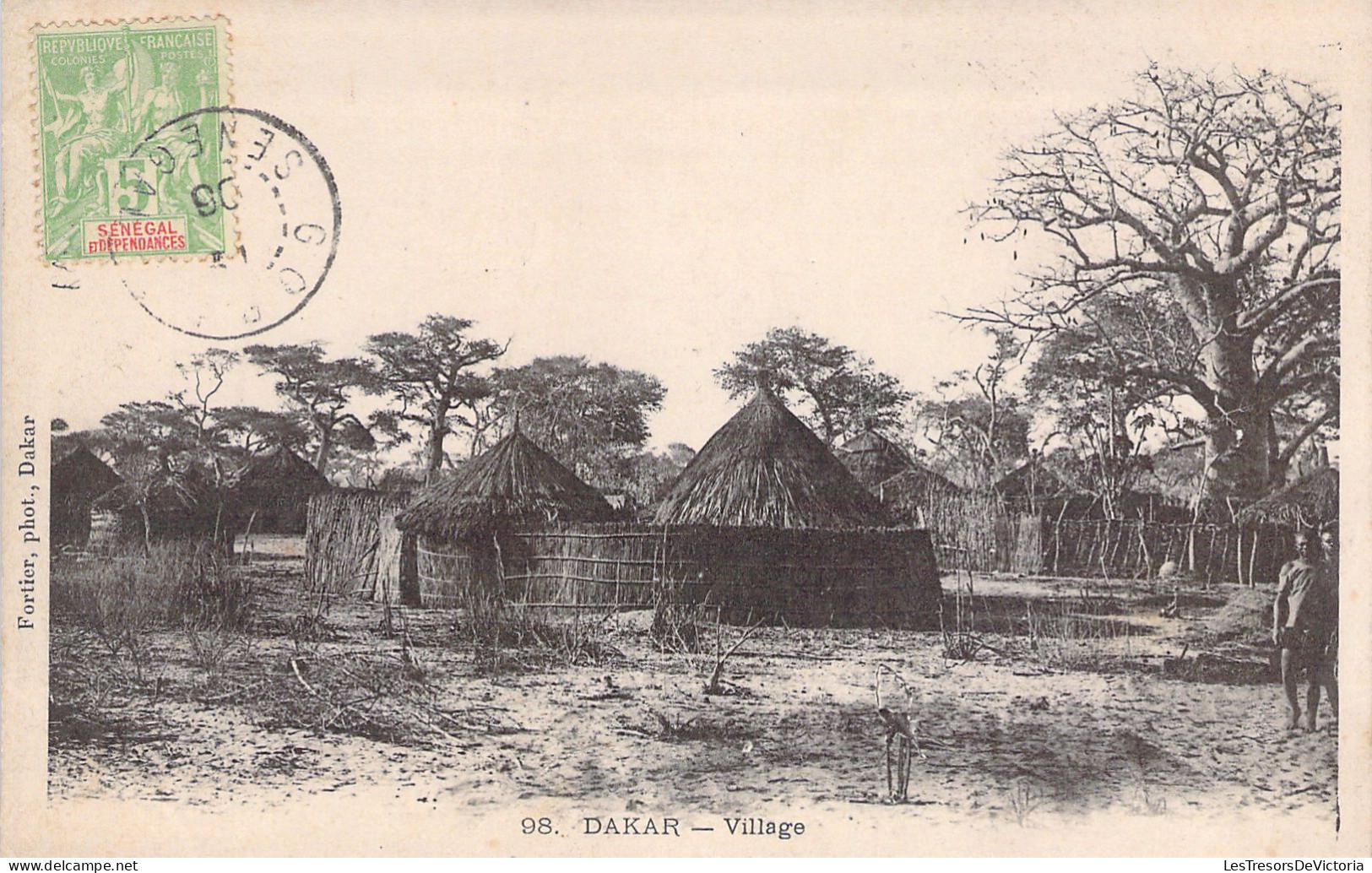 SENEGAL - Dakar - Village - Carte Postale Ancienne - Sénégal