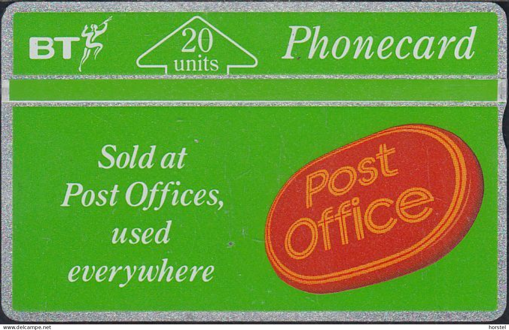 UK Bta 025 Post Office - 20 Units - 222K - BT Emissions Publicitaires