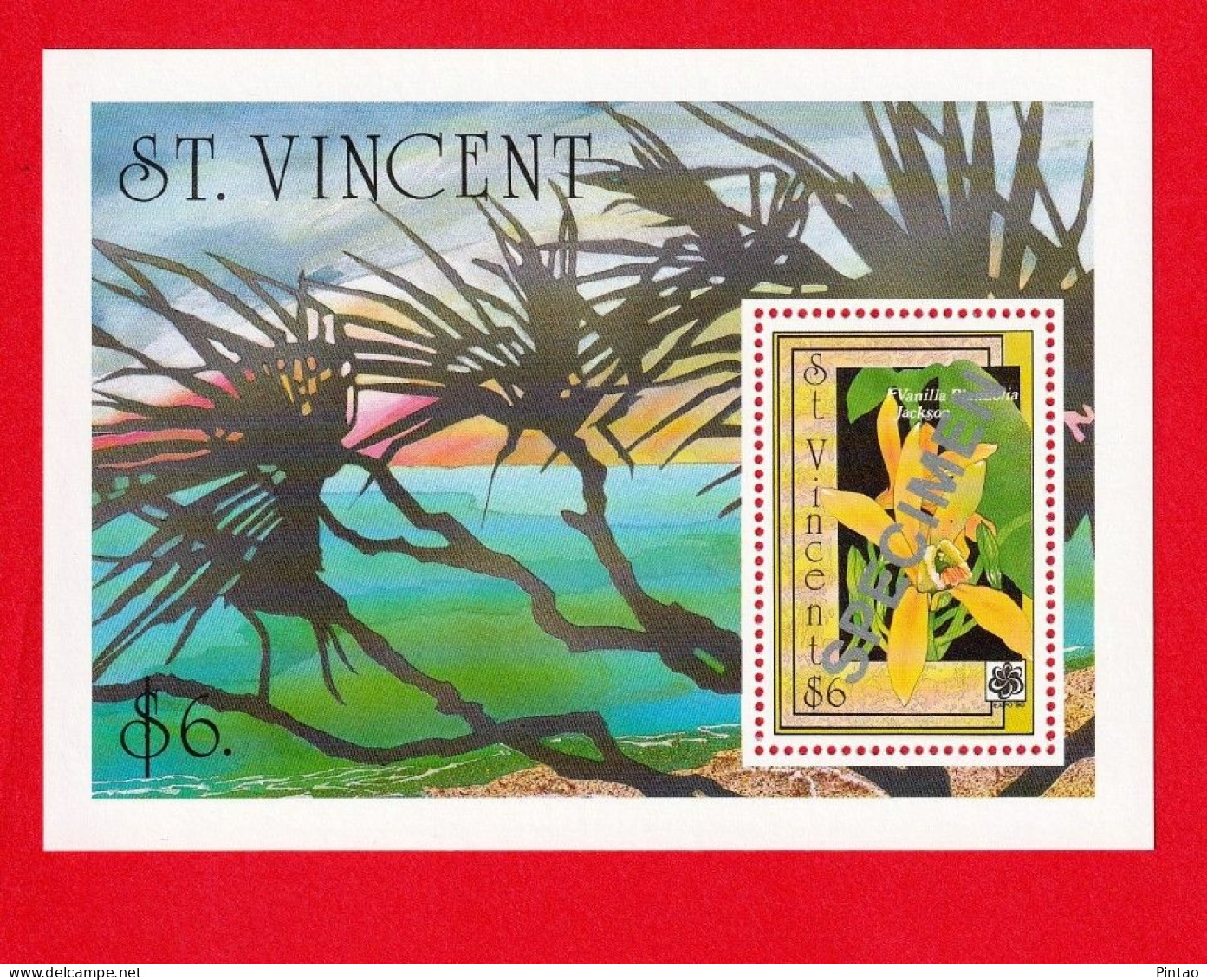 WW14229- S. VICENTE 1990- MNH_ SPECIMEN - St.Vincent (1979-...)