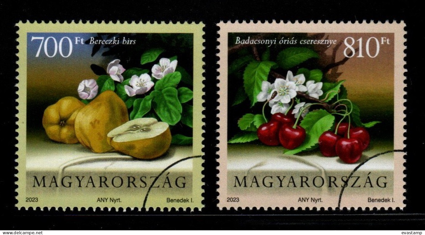 HUNGARY - 2023. Specimen - Hungarian Fruits / Cherry And Pear MNH!!! - Proofs & Reprints