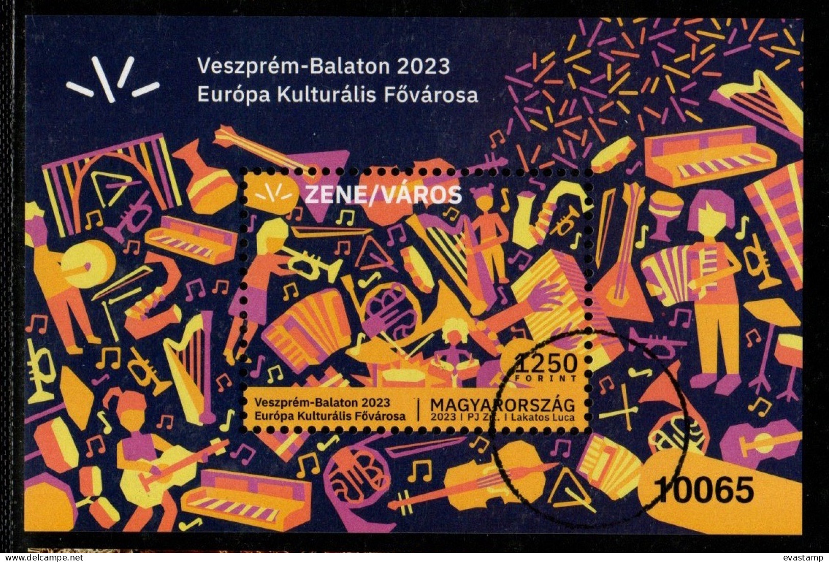 HUNGARY - 2023. Specimen S/S Peforated - Veszprém-Balaton 2023 European Capital Of Culture MNH!! - Proeven & Herdrukken