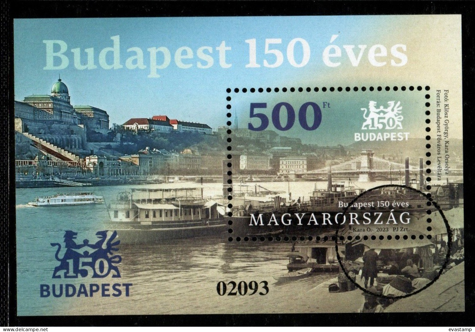 HUNGARY - 2023. Specimen S/S - 150th Anniversary Of BUDAPEST MNH!! - Ensayos & Reimpresiones
